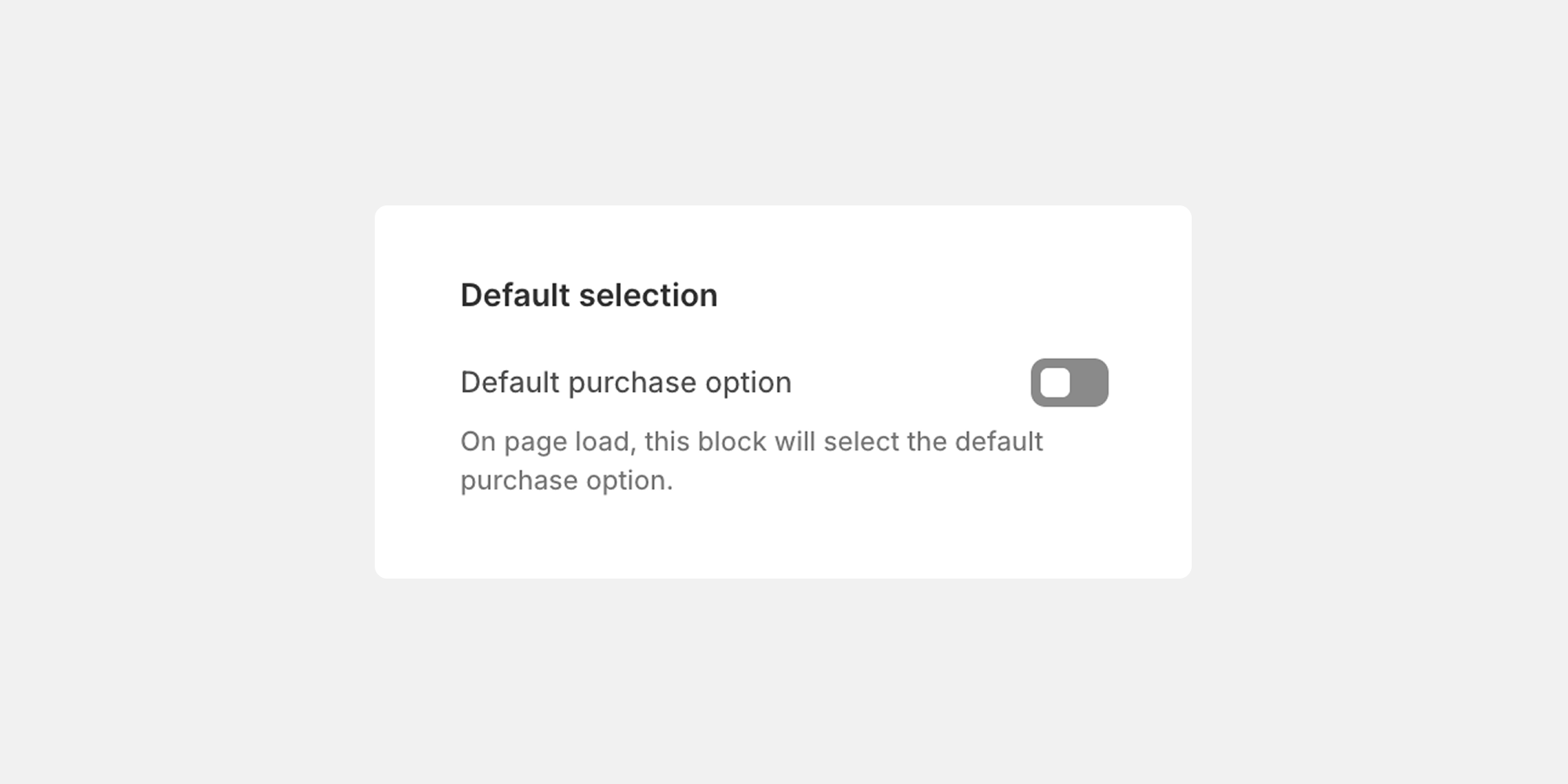 Subscription widget
